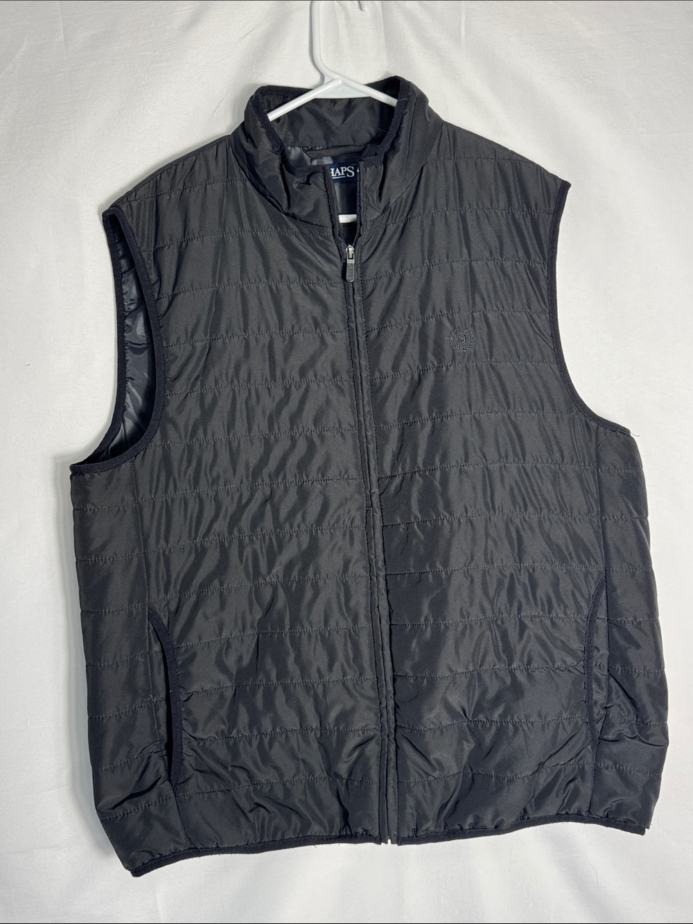 Chaps Men’s Black Quilted Lightweight Vest XL